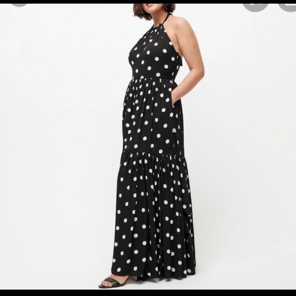 J crew polka dot halter dress size 2 - Picture 2 of 6